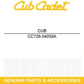726-04058a Cub Cadet Over Center Draw L Challenger Volunteer Wt Tracker Sport