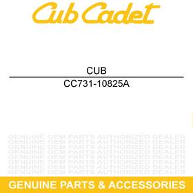 731-10825a Cub Cadet Rear Fender Right Hand Yellow Challenger 4x4 4x2 400lx 400