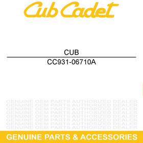931-06710a Cub Cadet Uv Fender Left Hand Black Volunteer Wt Tracker Sport
