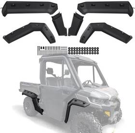 Amber030016210901 Cusautv Heavy Duty Extended Fender Flares For Can Am Defender Hd 5/8/10 Max 2016-2025