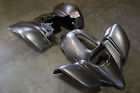 18971-30 Custom Rear Set Fender 89 Black Yamaha Fiber 04 Front Warrior - Carbon