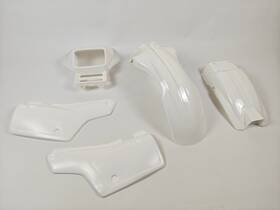 Hon-pk-1983xl600 Dc Plastics Honda Xl600 83-87 White Plastic Front Rear Fender Headlight Shell Scoops Kit