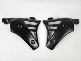 Yam-rs-1985triz250-bk Dc Plastics New Yamaha Tri Z Ytz250 85-86 Black Plastic Radiator Air Shrouds