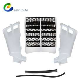 Ea1242966su East-auto 1987-2006 Gas Tank Side Cover Radiator Grill For Yamaha Banshee 350 White