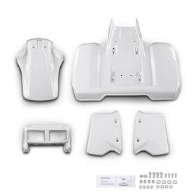 Alo418509 G-plus White Front And Rear Plastic Fender Complete Set Fit For 1985-1986 Honda Atc350x
