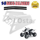 Lsot00897b Gas Tank Side Covers Plastic Wrap For 1987-2006 Yamaha Banshee 350 Yfz350 White