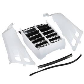 Gg240234e Globegarage For 1987-2006 Yamaha Banshee Yfz350 Gas Tank Side Cover Radiator Grill White