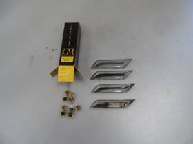 Gm 3747379 Nos 1958 58 Chevy Impala Fender Louvers Full Set