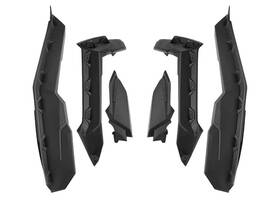 Amber010030210805 Goottan Utv Extended Fender Flares For 2017-25 Can-am Maverick X3 And Max Rs Turbo R Rr