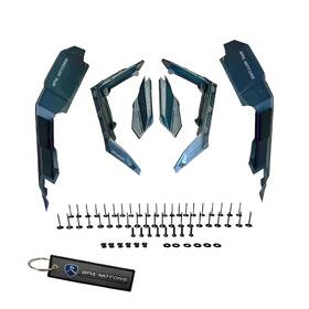 Mg1108 Gpa Motors Extended Fender Flares Fit Can Am Maverick X3 Turbo R 2017-2024