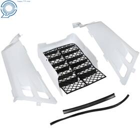 Hp124716 Happy19star Gas Tank Side Cover Radiator Grill White 1987-2006 For Yamaha Banshee Yfz350