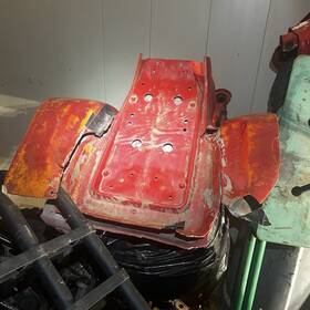 119802 Honda Atc200x 200x Broke Rear Fender Times Two Plastics Oem 38-85