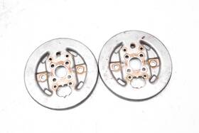 45101-hc4-841 Honda 98 Fourtrax 300 2x4 Front Brake Drum Housing Covers Left And Right Trx300
