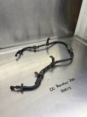 Honda 45127-hn5-671 00 01 02 03 04 05 Rancher 350 Es Oem Lower Front Brake Hose Line Assembly