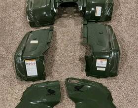 61100-hr3-at0zc.135b Honda New Rancher Front Green Fenders L And R 2019 2020 2021 420 Fa Fm Fe Te