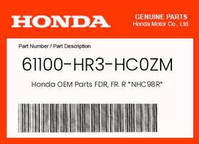 61100-hr3-hc0zm Honda Genuine Fdr Fr. R Nhc98r -