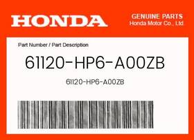 61120-hp6-a00zb Honda Genuine -