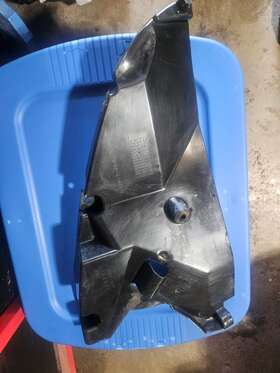 61867-hn5-670 Honda 2000-2006 Rancher 350 Splash Guard Front Inner Left 41623