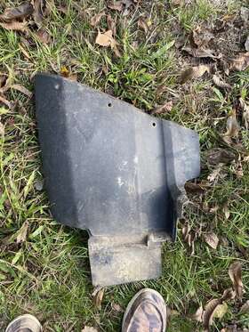 61867-hn8-000za Honda Rincon 680 Fga 06 Mud Guard Left Front Oem Used #48l