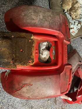 80100-958-671 Honda 81 82 83 Atc 185s Atc185s Rear Fender 1983 Oem 1982