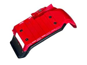 80100-ha0-0000 Honda 1985-87 Atc 250es Big Red Right Rear Fender Oem Side Protector And Mud Flap
