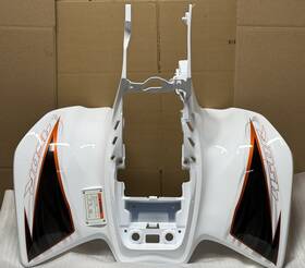 80100-hp1-a70za Honda 06-14 Trx 450er Rear Fender Plastic Trx450er White Oem