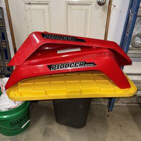 80110-hl5-m80za Honda 18 Pioneer 500 4x4 Rear Fenders Left And Right Sxs500m