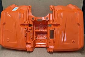80110-hr3-w51zc Honda 14-26 Rubicon Rancher 420 Rear Fender Orange Plastic Trx420 Fast Ship