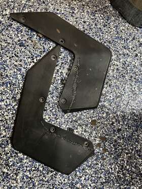 80111-ha6-003 Honda 85 86 87 Atc250sx Oem Rear Fender Mud Flaps Bolts 1985 1986 1987 Atc 250sx