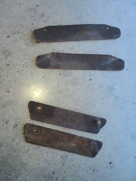 80112-942 Honda 1979 1980 79 80 Atc110 Oem Rear Body Cover Side Fender Trim Plates Lot