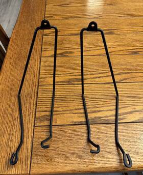 80123-hm7-000 Honda 96 Trx400 Fwa Oem Lower Fender Stay Set Ah26