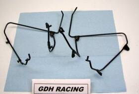 80124-hp1-600 Honda Trx 450r 450 R Left And Right Heel Guard Mount Set
