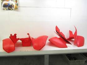 80150-hn6-a40zb Honda 07 Trx 250 Ex Front Left Right Rear Fenders Red 2007