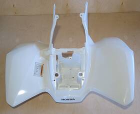 80150-hn6-a60za Honda Nos Genuine Sportrax Trx Rear Fender Mud Guard White