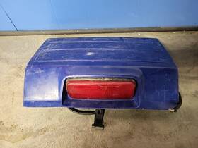 80211-hm5-730zd Honda Fourtrax Trx 300 4wd Atv Used Oem Rear Blue Tool Box Storage Lid Cover #11