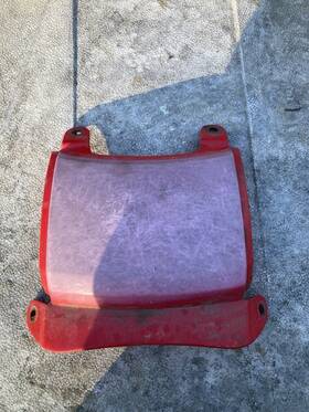 83300-hn8-00zd Honda 2005 Rincon 650 4x4 Lower Fuel Tank Center Cover Patriot Red Faded