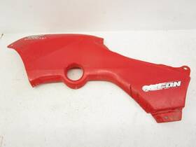 83600-hm8-b00zb Honda 05 Recon Trx 250 Tm Left Side Cover Red 2005-2006