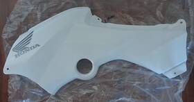 83650-hm8-b80zb Honda Recon 250 Te Tm Ross White Left Side Gas Tank Cover Body Panel