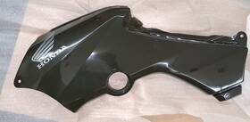 83650-hs0 Honda Recon 250 Te Tm Black Forest Green Left Side Gas Tank Cover Body Panel