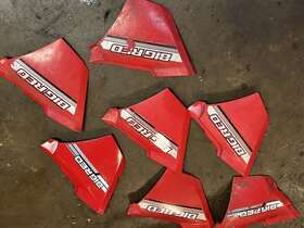 83700-ha0-003 Honda 85 86 87 Atc250es Oem Left Latch Side Cover Panel Fairing Parts Lot