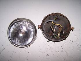 Oldatc90s Honda Atc90 Atc 90 Headlight Bucket Case Shell Glass Bezel Damaged