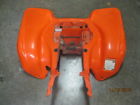 Ka35023-s020-268 Kawasaki Kfx Rear Plastic Fenders Body Orange No Cracks Minimal