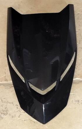 14093-y060-933 Kawasaki Kfx50 And Kfx90 50 90 Black Vented Front Fender Nose Hood