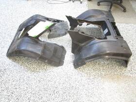 35004-1223-6d Kawasaki 90 Klf 300 Bayou 4x4 Fenders Front Rear 1989-1990