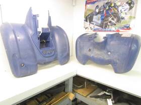 35004-1378-16v Kawasaki 10 Kvf 360 4x4 Prairie Front Rear Fenders Blue 2003-2012