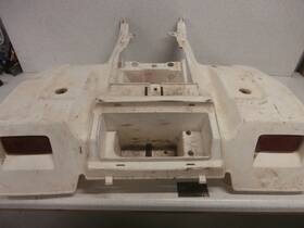 35023-1196-6l Kawasaki 1991 Bayou 220 Klf220a Genuine Rear Back Fender Mud Guard White