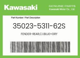 35023-5311-62s Kawasaki Genuine Fender-rear C.i.blue Gry -