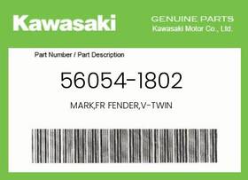 Kawasaki 56054-1802 Genuine Mark Fr Fender V-twin -