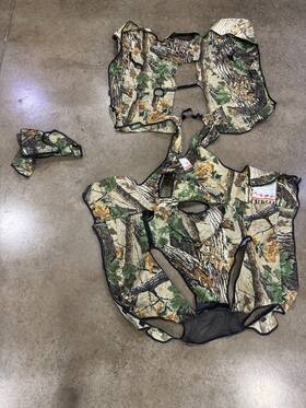 Kvf650-001 Kawasaki Oem Camo Front And Rear Fender Covers Prairie 650