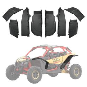 B0103-00202bk Kemimoto Can-am Maverick Upgraded Extended Fender Flares By -